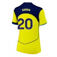 Stroje piłkarskie Tottenham Hotspur Mohammed Kudus #20 Koszulka Trzeciej dla damskie 2025-26 Krótki Rękaw